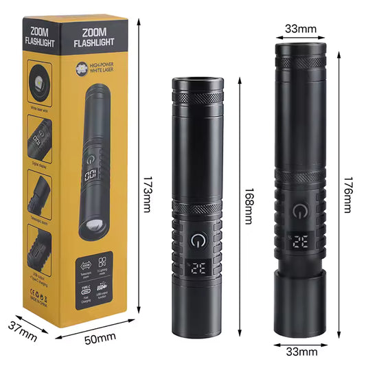 BlastraPro 2-in-1 Ultra-Bright Torch with Type-C Fast Charging & Power Bank